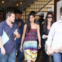 Freida Pinto seen at The Grove  for news programme 'Extra' | Picture 121335
